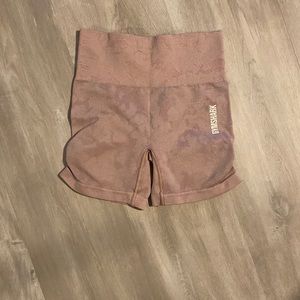 Pink camo gymshark shorts